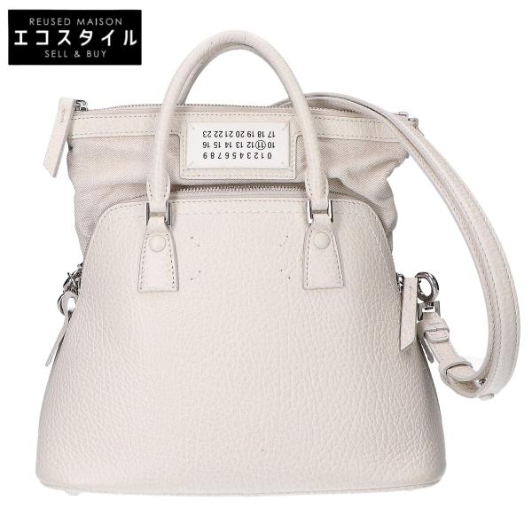 Maison margiela メゾンマルジェラ S56WG0082 5ACミニ グレインレザー 2WAY ハンドバッグ レディース
