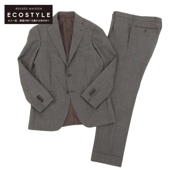 美品 RING JACKET 秋冬 チェックジャケット グレー 54 美品 RING JACKET 秋冬 チェックジャケット グレー 54