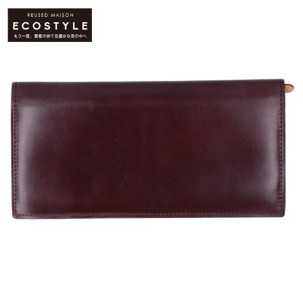 GANZO ガンゾ 57192 CORDOVAN コードバン ファスナー小銭入れ付 長財布