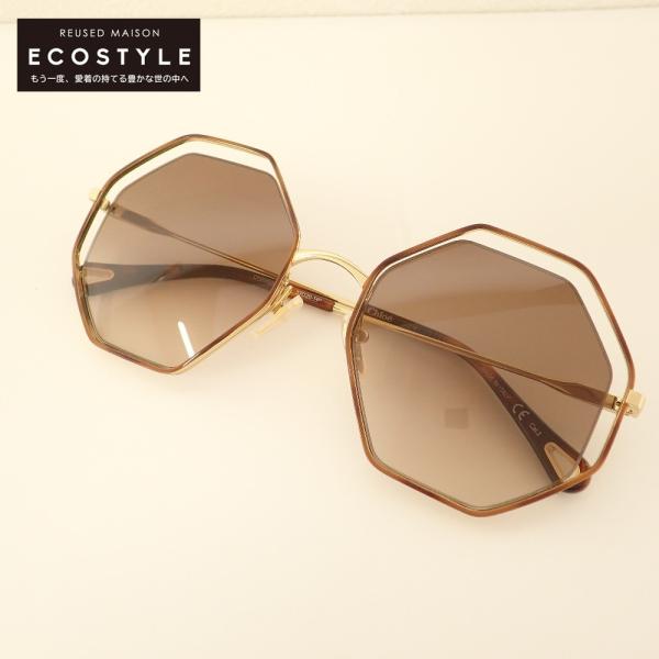 Chloe（クロエ） 美品 CH0046S POPPY オクタゴナル サングラス 53□20