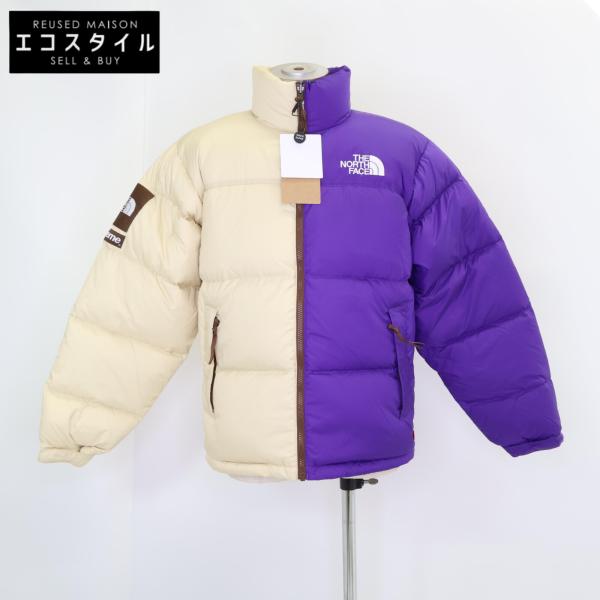 ノースフェイス ｘSupremeシュプリーム【新品同様/国内正規/24年製】ND02400I Split Nuptse Jacket スプリット ヌプシ ダウン S/P wine-king_2909500000050388
