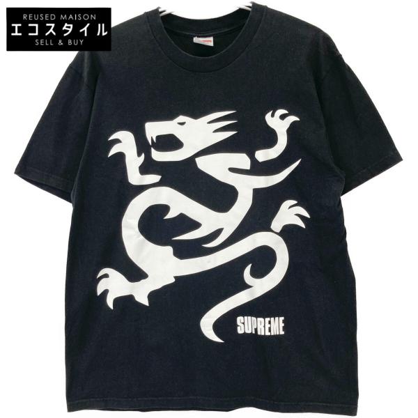 Supreme ゲームシャツ ブラック／M／シュプリーム Mobb Deep Supreme シュプリーム MOBB DEEP DRAGON Tシャツ Tシャツ