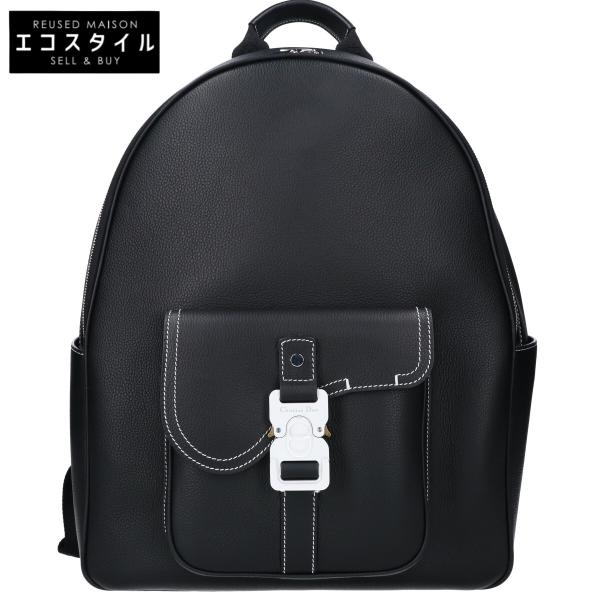 ディオール 新品同様 1ADBA212YKK 24AW グレインドカーフスキン サドル ジップ バックパック 新品同様 Dior ディオール 1ADBA212YKK 24AW グレインドカーフスキン
