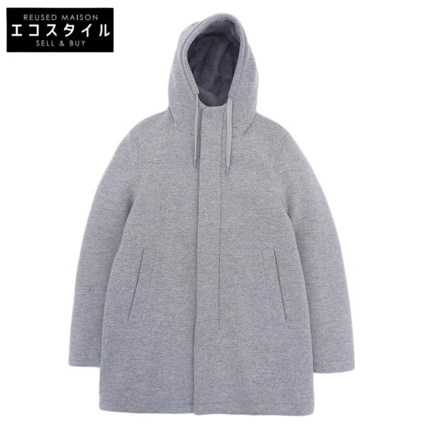 Herno ウール　サイズ40 黒　訳あり　ヘルノ　ショート　パーカー　コート Herno ウール サイズ40 黒 訳あり ヘルノ ショート パーカー コート
