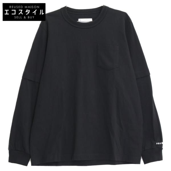 サカイ☆23AW☆メンズ☆ロングTシャツ☆XL☆ピンク☆グレー☆グラデーション サカイ☆23AW☆メンズ☆ロングTシャツ☆XL☆ピンク☆グレー☆