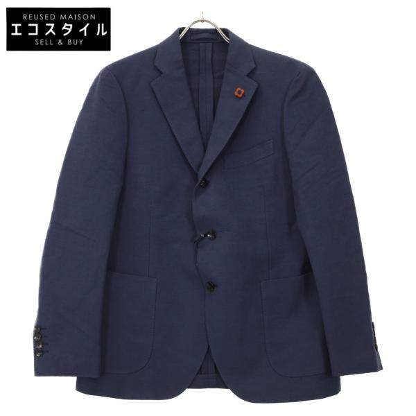 LARDINI ラルディーニ 鯖紺 JE32557AQ コットンリネン LARDINI ラルディーニ 鯖紺 JE32557AQ コットンリネン
