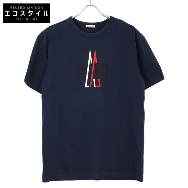 新品　未使用品　MONCLER モンクレール ネイビー Tシャツ キッズ MONCLER KIDS モンクレール ネイビー半袖Tシャツ キッズ
