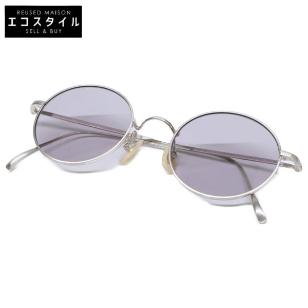 美品 KANEKO OPTICAL 金子眼鏡 KVS-27L BS ラウンド サングラス