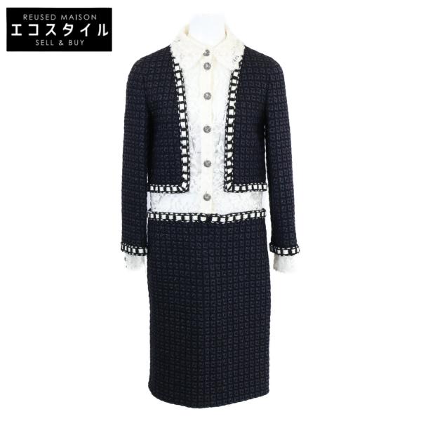 【極希少✨】CHANEL シャネル　ワンピース　ツイード　ラメ　ラインストーン 極希少✨】CHANEL シャネル ワンピース ツイード ラメ ラインストーン