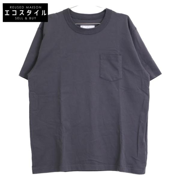 sacai（サカイ） グレー 24-0896S グラフィックプリント Tシャツ