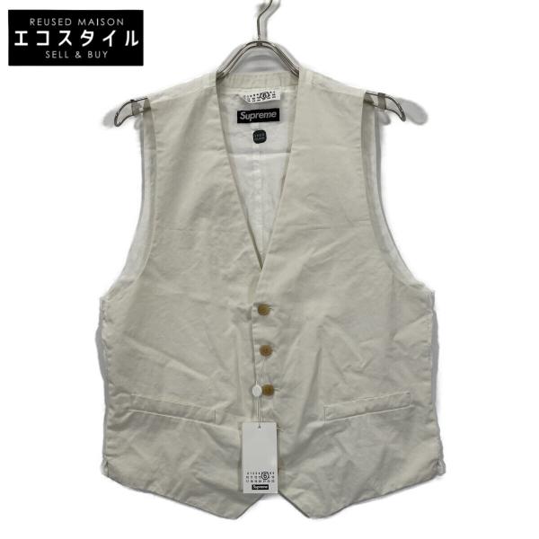 Supreme（シュプリーム） ×MM6 ベスト ホワイト 6 ベスト コットン