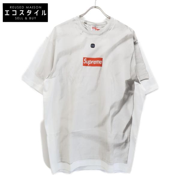 Supreme シュプリーム トップス L ホワイト メンズ wine-king_2909500000056527