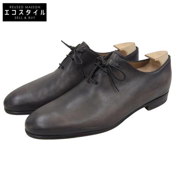 ベルルッティ　US7 26cm グレー レザー ドレスシューズ ベルルッティ 7 26cm グレー レザー ドレスシューズ