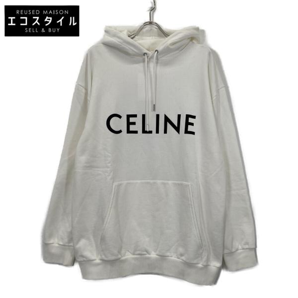 CELINE（セリーヌ） ホワイト 2Y668670Q Sweatshirts フーディープル