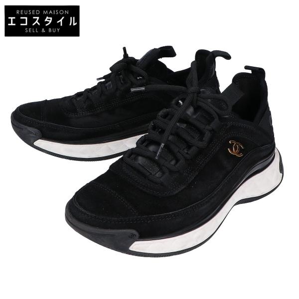 CHANEL（シャネル） 美品/ G45331 ココマーク スエードxレザー