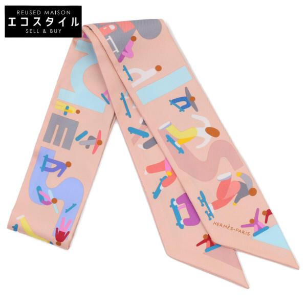 美品 HERMES エルメス H064176S 09 フィギュア・リーブル シルク