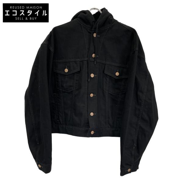 BALENCIAGA（バレンシアガ） ブラック 20年製 657630 フーディデニム