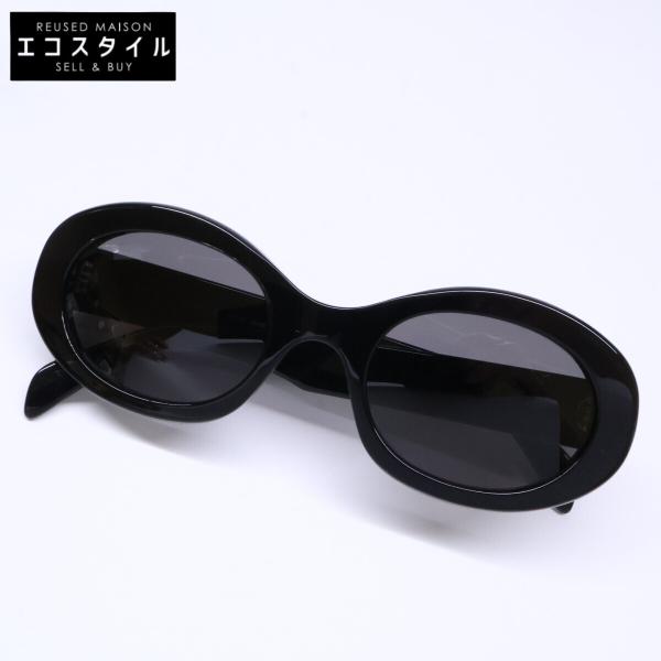 CELINE（セリーヌ） 美品 CL40194U 01A トリオンフ オーバル