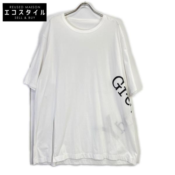 美品 Ground Y グラウンドワイ ホワイト GA-T22-040 ロゴジャンボグラフィック Tシャツ 3 メンズ