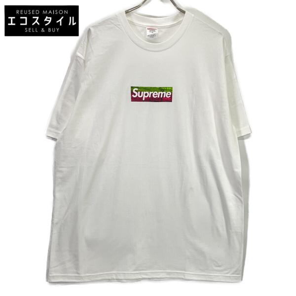 Supreme（シュプリーム） ホワイト Los Angeles Fire Relief Box Logo 