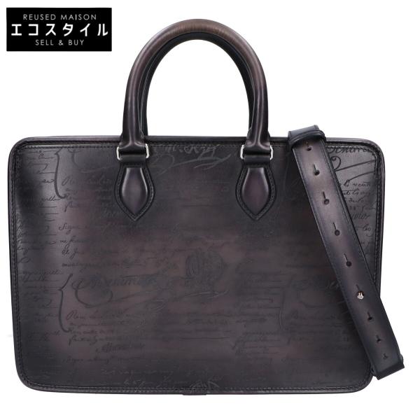 新品同様 berluti ベルルッティ アンジュール ミニ スクリットレザー