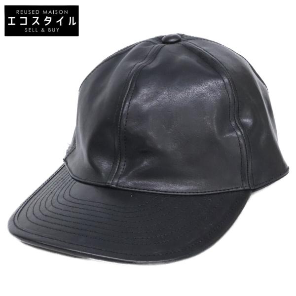 美品　UNNAMED HEADWEAR LEATHER CAP レザーキャップ 美品 UNNAMED HEADWEAR アンネームドヘッドウェア LEATHER CAP レザー