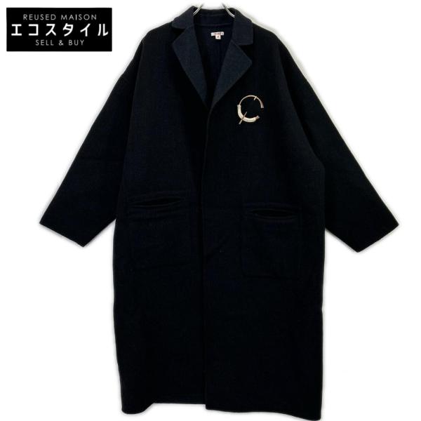 MASU エム エー エス ユー チャコール ウール over robe coat 20AW
