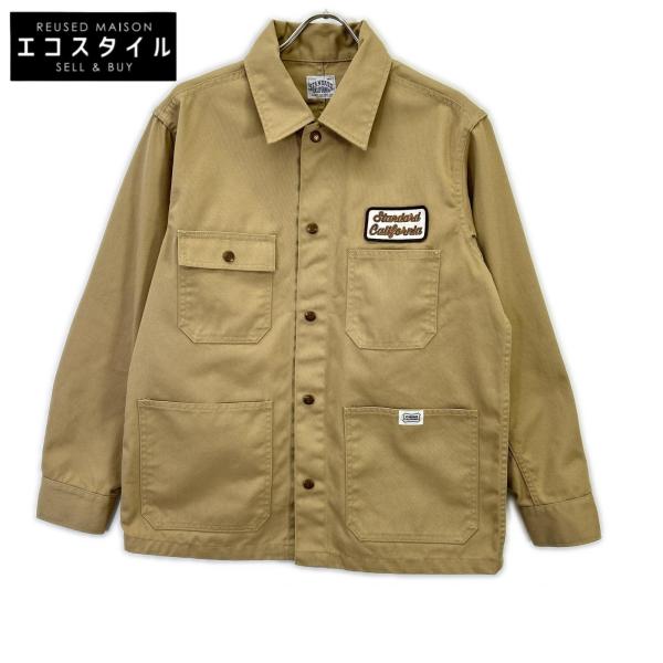 STANDARD CALIFORNIA スタンダードカリフォルニア ベージュ カバーオールジャケット ベージュ S ジャケット ポリエステル メンズ 中古