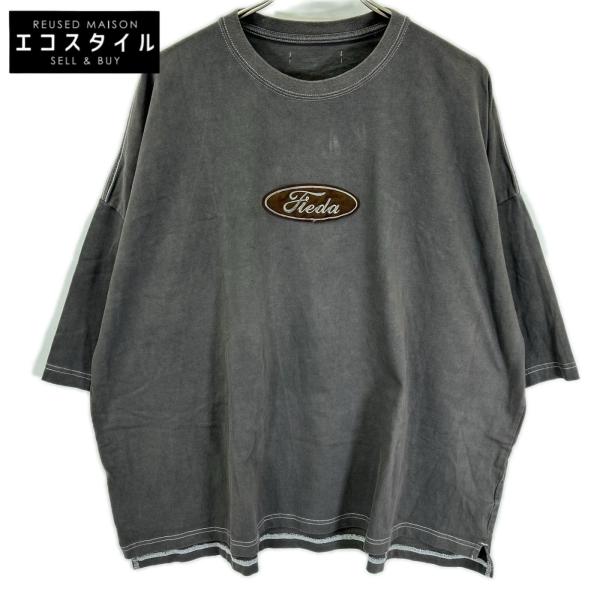 jieDa ジエダ グレー系 コットン CAR FRONT TEE グレー OS トップス コットン メンズ 中古