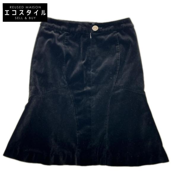 VivienneWestwoodRedLabel ヴィヴィアンウエストウッドレッドレーベル 357-01-23032 ブラック ベロア フレアスカート 2 レディース