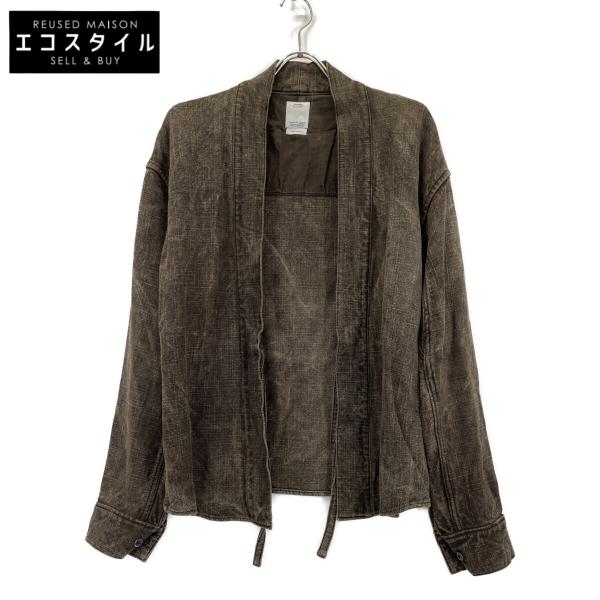 VISVIM ビズビム 茶染 LHAMO SHIRT ブラウン 2 トップス レーヨン