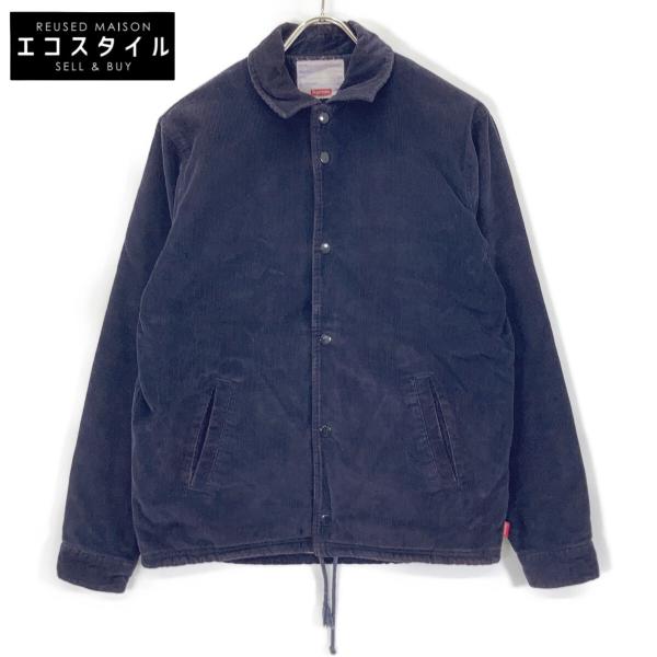 Supreme（シュプリーム） 11AW Corduroy Coaches Jacket ネイビー S