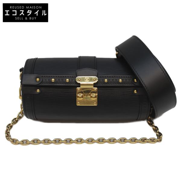 ルイ・ヴィトン LOUIS VUITTON パピヨン トランク ショルダーバッグ バッグ レザー エピ レディース ブラック系 M58655 【中古】 LOUIS VUITTON ルイヴィトン M58655 エピ 黒 パピヨントランク