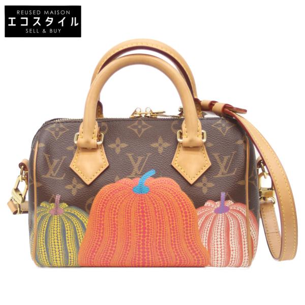 未使用 LV x 草間彌生 モノグラム パンプキン スピーディ M46469 LOUIS VUITTON ルイヴィトン ×KY 草間彌生 M46469 モノグラム