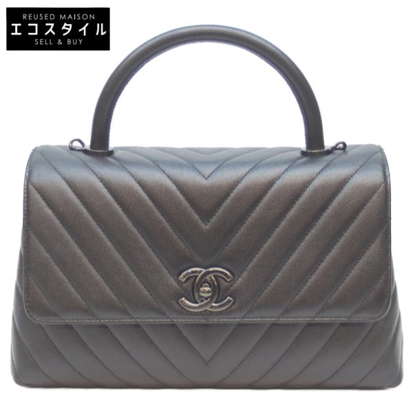 CHANEL（シャネル） ブラック A92991 ソーブラック金具 キャビア