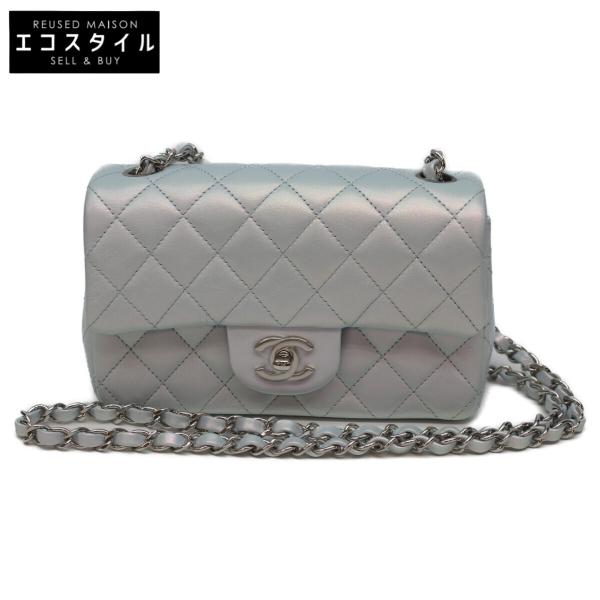 CHANEL（シャネル） A69900 メタリックシルバー シルバー金具 ラム