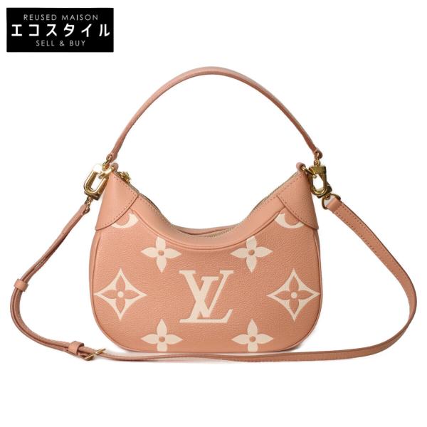 中古 ルイ ヴィトン LOUIS VUITTON M46301 RFID(ICチップ) レディース ショルダーバッグ モノグラムアンプラント ローズトリアノン/クレーム レザー 美品 LOUIS VUITTON ルイヴィトン M46301 バイカラーアンプラント