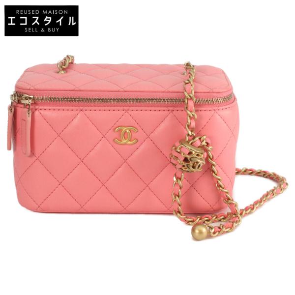CHANEL（シャネル） AP2303 ピンク ラムスキン ゴールド金具 ココ