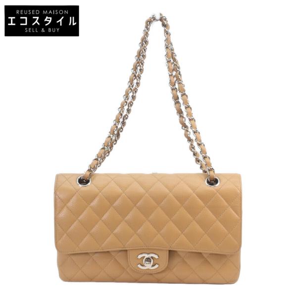 CHANEL♥シャネル✨本物鑑定済♥ウエストバッグ⭐ベージュ CHANEL（シャネル） A01112 ベージュ キャビア シルバー金具