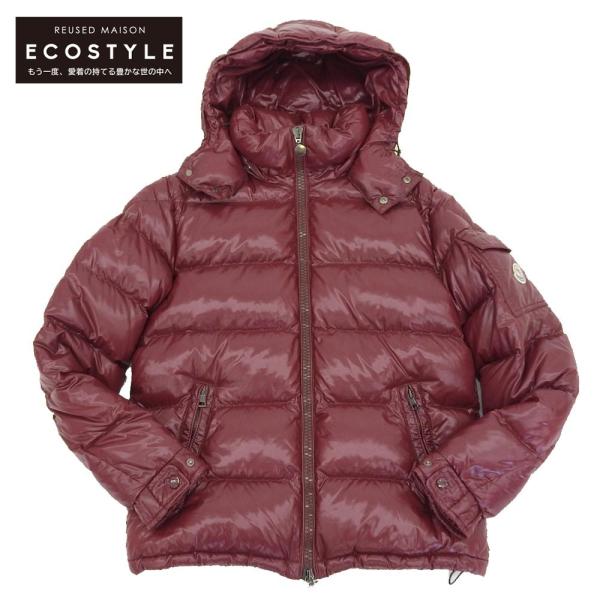 【モンクレール】マヤ　ダウンジャケット　2way ボルドー 140cm ロゴ モンクレール】マヤ ダウンジャケット 2way ボルドー 140cm ロゴ