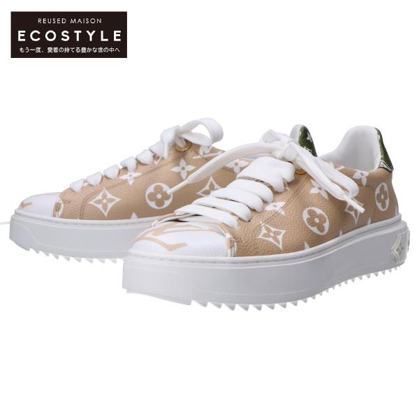 美品　ルイヴィトン　LV ブーツ　35 36 スニーカー　靴　ロゴ　モノグラム wine-king_6777100000001217