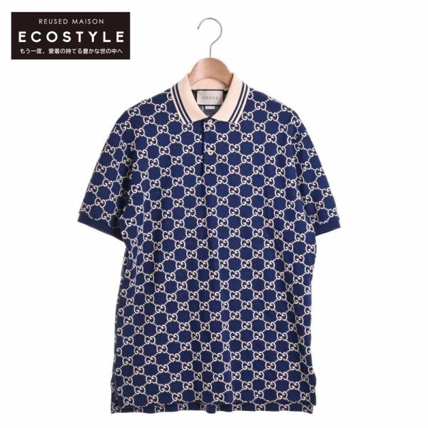 GUCCI グッチ GGストレッチ ポロシャツ　Sサイズ　GGロゴ 未使用級 現行 GUCCI グッチ ポロシャツ ストレッチ gg シェリー