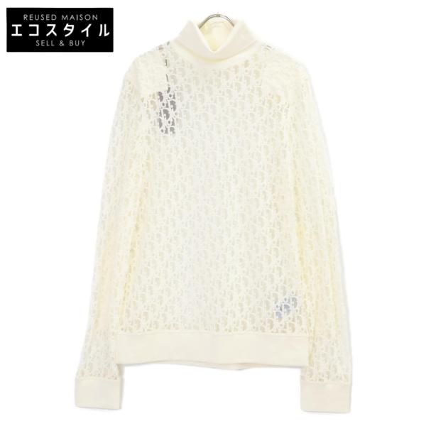 Dior HOMMEディオールオム　アニマルプリント 半袖ニット Christian Dior(クリスチャンディオール) ロゴ カシミヤ 半袖