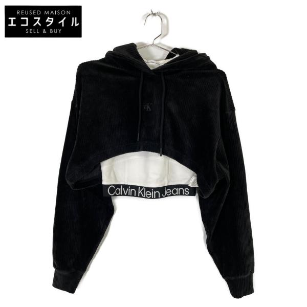 トップス   2in1 Velvet Hoodie カルバンクライン 23AW Two-In-One Velvet Hoodie トップス フーディー