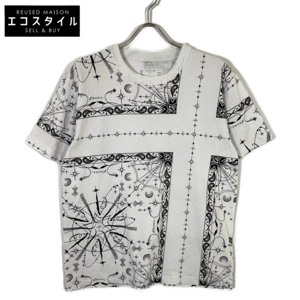 sacai Dr.Woo Bandana Print Tシャツ サカイ 2 美品 sacai（サカイ） Dr.Woo Bandana Print T-Shirt Tシャツ・カットソー 2