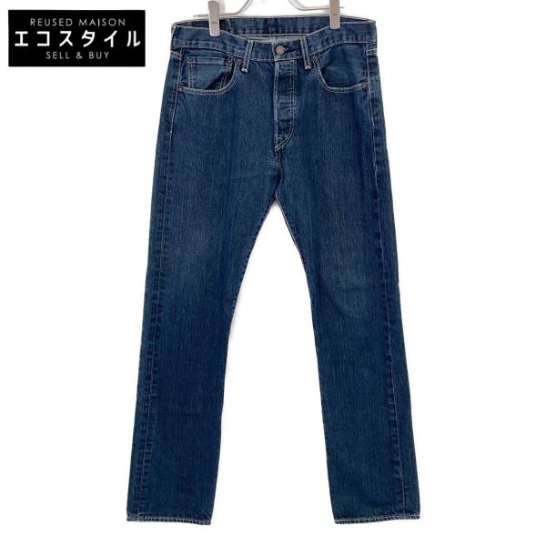 LEVI'S リーバイス 501 インディゴ ストレートパンツ インディゴ 31 ボトムス メンズ 中古