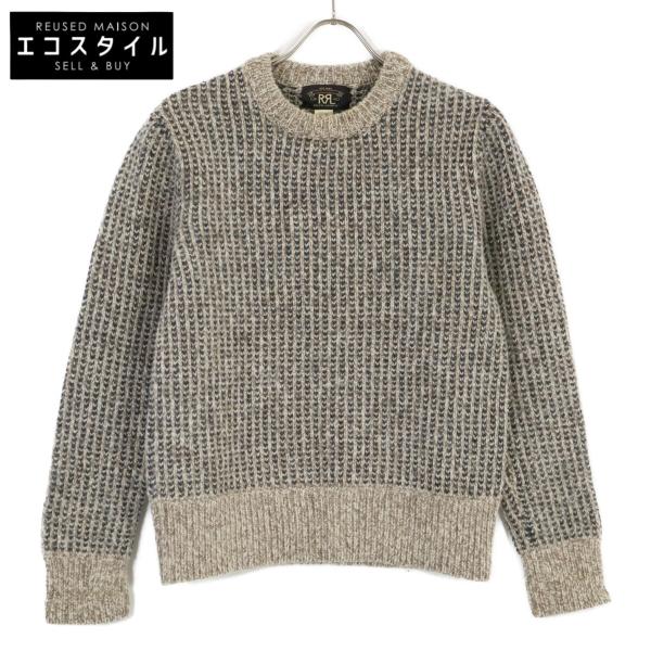 RRL ダブルアールエル ブラウン系 クルーネック バーズアイ ニット