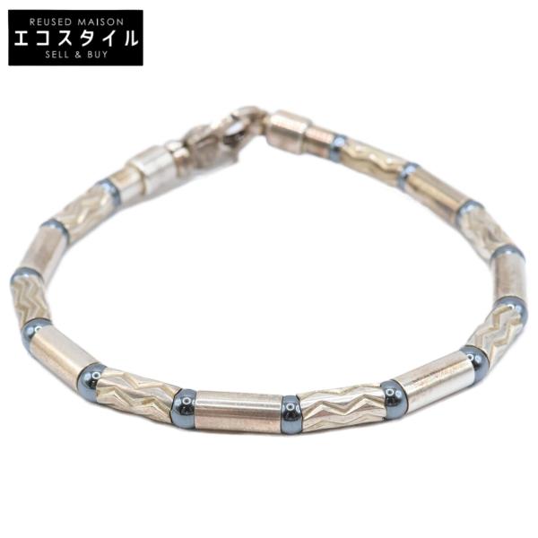 【美品】19.5cmティファニー アズテック ブレスレット ドイツ製 925 TIFFANY&Co.（ティファニー） アズテック ジグザグ ブレスレット 925