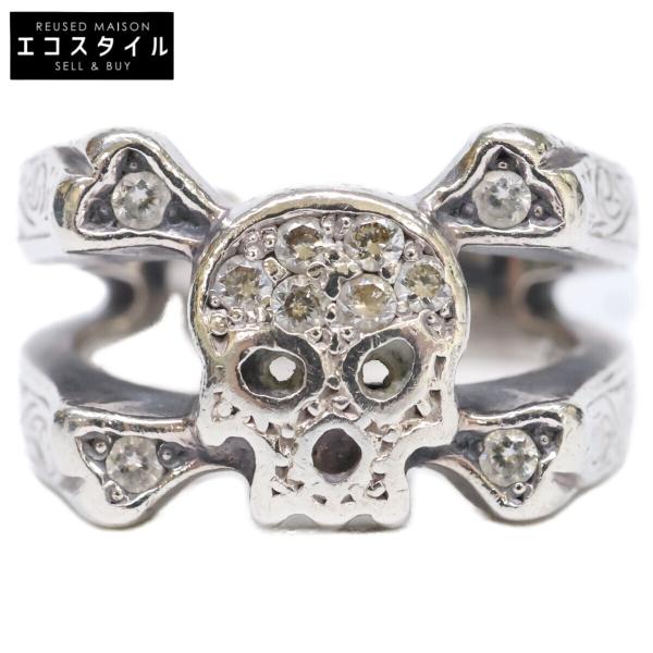 Loree Rodkin ローリーロドキン 925 スカル ジルコニア リング 指輪 メンズ
