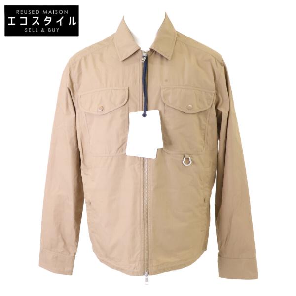 MONCLER モンクレール 新品同様 25年製 CAMICIA ジップアップ ナイロンシャツジャケット M MONCLER（モンクレール） 新品同様 25年製 CAMICIA ジップアップシャツ
